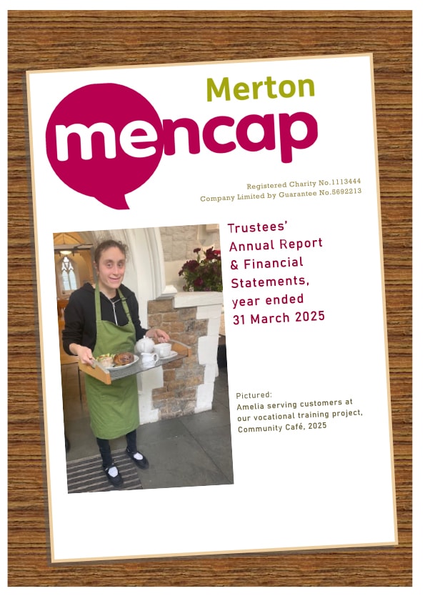 Merton Mencap Financial Statements 31/03/25